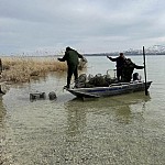 119 Crayfish Traps Taken out of Lake Sevan