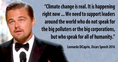 Լեոնարդո ԴիԿապրիոն կլիմայի փոփոխության վերաբերյալ փայլուն ելույթ ունեցավ՝ Օսկարի մրցանակը ստանալիս