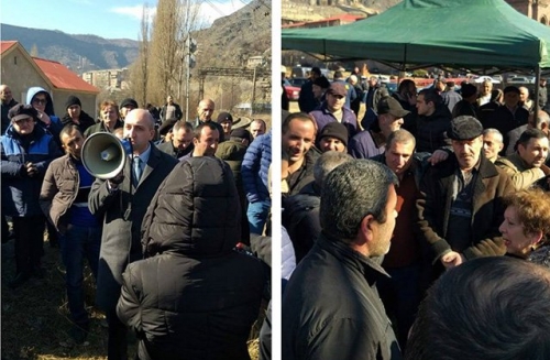 Alaverdi Copper Smelting Employees Demanding Negotiations: Yerevan -Tbilisi Railway Blocked