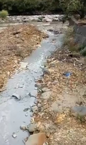 Сигнал тревоги: речка Ахтала вновь загрязнена