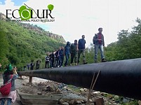«Խաչաղբյուր -2» փոքր ՀԷԿ-ի պատճառով Գետահովիտը բաժանվել է երկու մասի (լուսանկարներ)