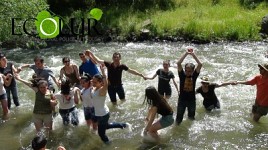 “Jump Armenia” Environmental Campaign Participants Jumped into Azat River (Photos)