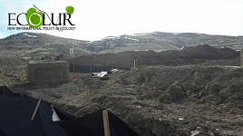 Gndevaz Resident Assuming His House Wall Collapsed Because of Explosions Made by Lydian Armenia