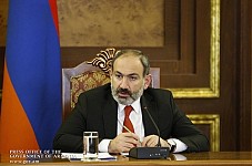 Armenian Prime Minister on Lake Sevan