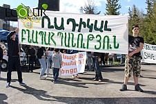 Jermuk Residents Fighting for Their Rights: Rally in Jermuk