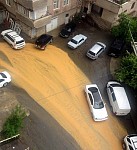 Acidic Brooklets FLowing in Kapan after Rain: Alarm Signal