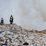 Fire in Nubarashen Landfill Site