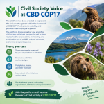 Civil Society Voice at CBD COP17: New Platform Launched