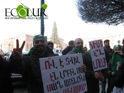 Բողոքի ակցիա ի աջակցություն բնապահպան ակտիվիստ Եղիա Ներսեսյանի