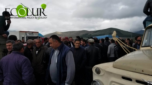 Protest Demonstration in Aparan: Residents Blocked Aparan-Vanadzor Highway