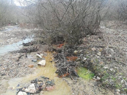 Liquid from Unknown Source Flowing into Shnogh River from Teghout Mine: Inspection Following Alarm Signal