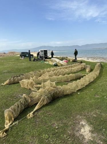 Նորաշենի արգելոցում հայտնաբերվել է 10 մ երկարությամբ թվով 19 հատ ապօրինի տեղադրված խեցգետնաորսիչ
