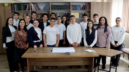 Эколур провёл эко-образовательную встречу в школе №191 города Еревана имени Давита Овсепяна
